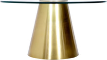 Load image into Gallery viewer, Glassimo Brushed Gold Coffee Table