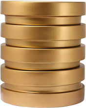 Load image into Gallery viewer, Levels Brushed Gold End Table