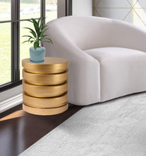 Load image into Gallery viewer, Levels Brushed Gold End Table