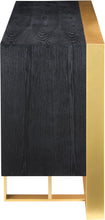 Load image into Gallery viewer, Sherwood Black Wood Sideboard/Buffet