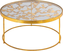 Load image into Gallery viewer, Butterfly Gold Coffee Table