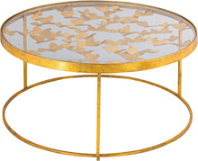 Load image into Gallery viewer, Butterfly Gold Coffee Table