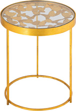 Load image into Gallery viewer, Butterfly Gold End Table