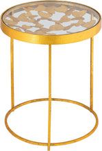 Load image into Gallery viewer, Butterfly Gold End Table