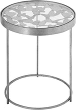 Load image into Gallery viewer, Butterfly Silver End Table