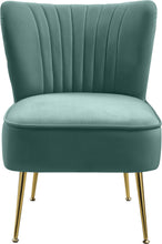 Load image into Gallery viewer, Tess Mint Velvet Accent Chair