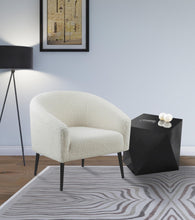Load image into Gallery viewer, Barlow White Faux Sheepskin Fur Accent Chair