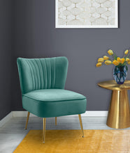 Load image into Gallery viewer, Tess Mint Velvet Accent Chair