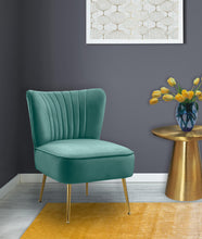 Load image into Gallery viewer, Tess Mint Velvet Accent Chair