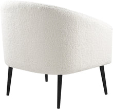 Load image into Gallery viewer, Barlow White Faux Sheepskin Fur Accent Chair