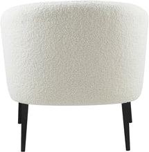 Load image into Gallery viewer, Barlow White Faux Sheepskin Fur Accent Chair