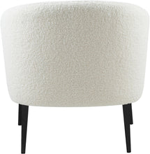 Load image into Gallery viewer, Barlow White Faux Sheepskin Fur Accent Chair