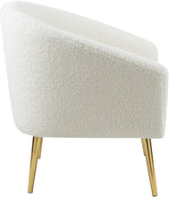 Load image into Gallery viewer, Barlow White Faux Sheepskin Fur Accent Chair