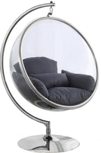 Load image into Gallery viewer, Luna Grey Durable Fabric Acrylic Swing Chair