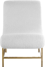 Load image into Gallery viewer, Nube White Faux Sheepskin Fur Accent Chair