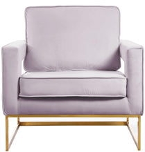 Load image into Gallery viewer, Noah Pink Velvet Accent Chair