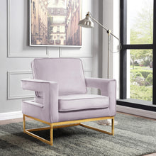 Load image into Gallery viewer, Noah Pink Velvet Accent Chair