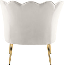 Load image into Gallery viewer, Jester Cream Velvet Accent Chair