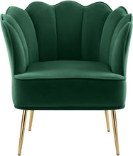 Load image into Gallery viewer, Jester Green Velvet Accent Chair