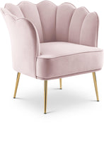 Load image into Gallery viewer, Jester Pink Velvet Accent Chair