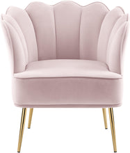 Load image into Gallery viewer, Jester Pink Velvet Accent Chair