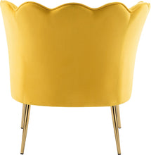 Load image into Gallery viewer, Jester Yellow Velvet Accent Chair