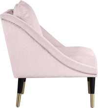 Load image into Gallery viewer, Elegante Pink Velvet Accent Chair