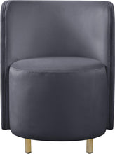 Load image into Gallery viewer, Rotunda Grey Velvet Accent Chair