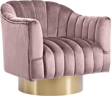 Load image into Gallery viewer, Farrah Pink Velvet Accent Chair