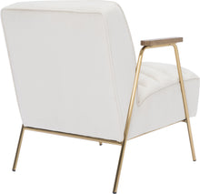 Load image into Gallery viewer, Woodford Cream Velvet Accent Chair