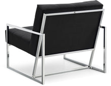 Load image into Gallery viewer, Alexis Black Velvet Accent Chair