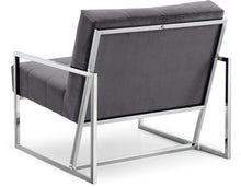 Load image into Gallery viewer, Alexis Grey Velvet Accent Chair