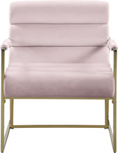 Load image into Gallery viewer, Wayne Pink Velvet Accent Chair