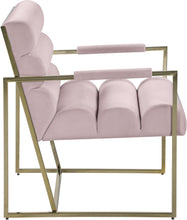 Load image into Gallery viewer, Wayne Pink Velvet Accent Chair