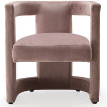 Load image into Gallery viewer, Blair Pink Velvet Accent Chair