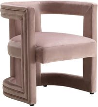 Load image into Gallery viewer, Blair Pink Velvet Accent Chair