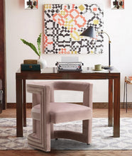 Load image into Gallery viewer, Blair Pink Velvet Accent Chair