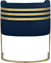 Load image into Gallery viewer, Rays Navy Velvet Accent Chair