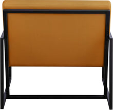 Load image into Gallery viewer, Industry Cognac Faux Leather Accent Chair