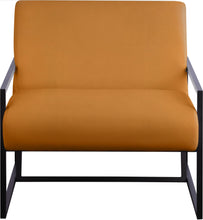 Load image into Gallery viewer, Industry Cognac Faux Leather Accent Chair
