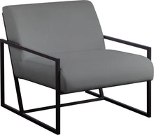 Load image into Gallery viewer, Industry Grey Faux Leather Accent Chair