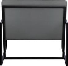 Load image into Gallery viewer, Industry Grey Faux Leather Accent Chair