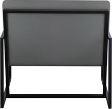 Load image into Gallery viewer, Industry Grey Faux Leather Accent Chair