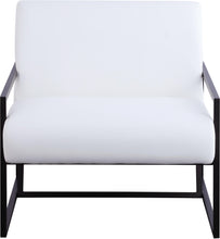Load image into Gallery viewer, Industry White Faux Leather Accent Chair