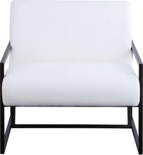 Load image into Gallery viewer, Industry White Faux Leather Accent Chair