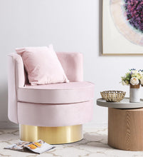 Load image into Gallery viewer, Kendra Pink Velvet Accent Chair
