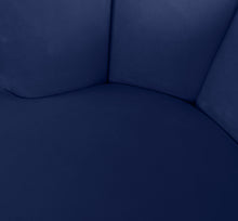 Load image into Gallery viewer, Lily Navy Velvet Accent Chair