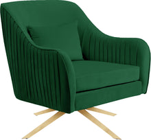 Load image into Gallery viewer, Paloma Green Velvet Accent Chair