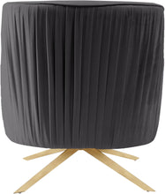Load image into Gallery viewer, Paloma Grey Velvet Accent Chair