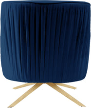 Load image into Gallery viewer, Paloma Navy Velvet Accent Chair